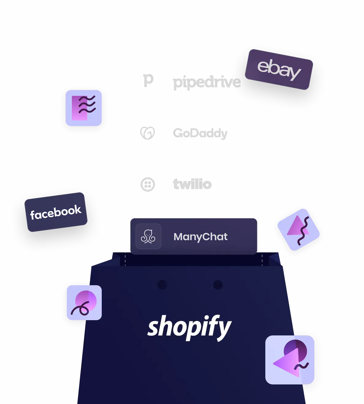 grid of random icons